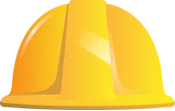 Heldergele beschermende bouwhelm die symbool staat voor veiligheid op de werkplek en bouwprojecten.